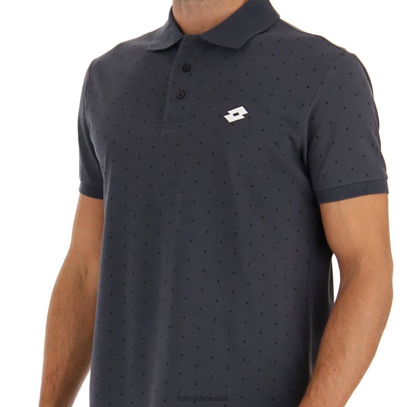 POLO ELBA II PQ Man 446TN582 Apparel EBONY Lotto