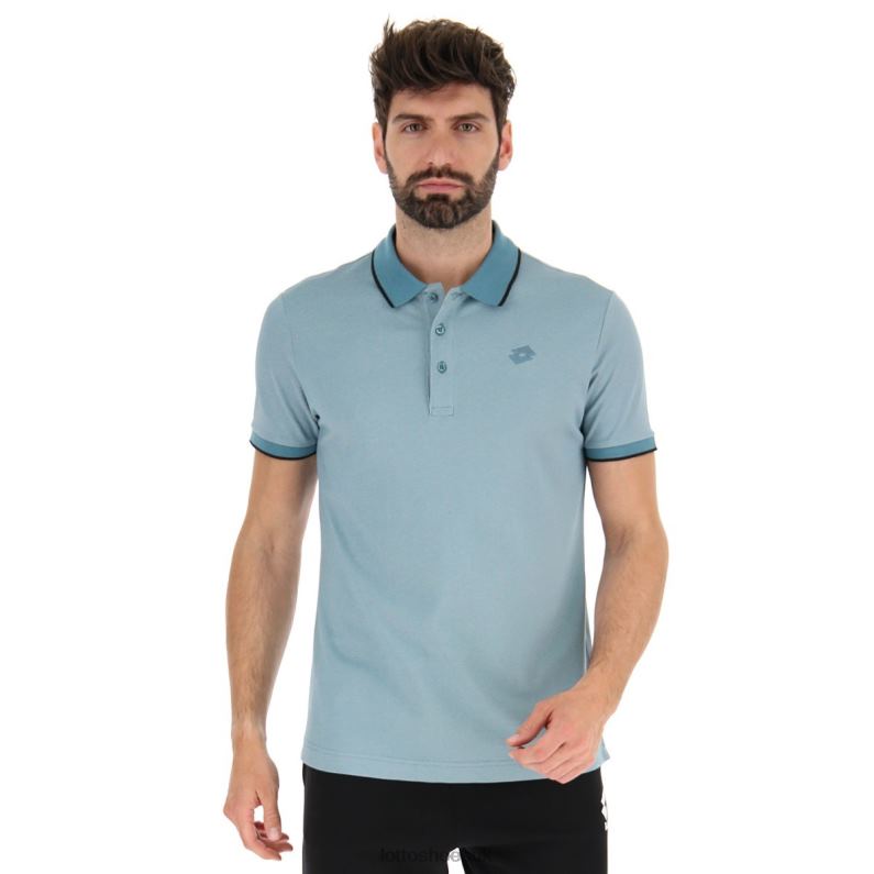 POLO FIRENZE Man 446TN565 Apparel BRITTANY BLUE Lotto