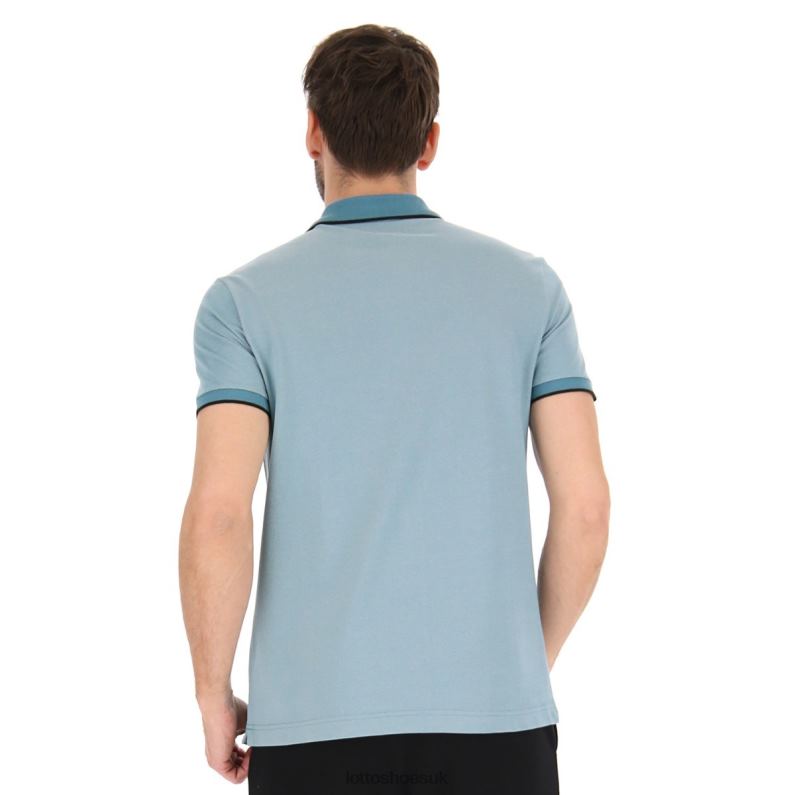 POLO FIRENZE Man 446TN565 Apparel BRITTANY BLUE Lotto