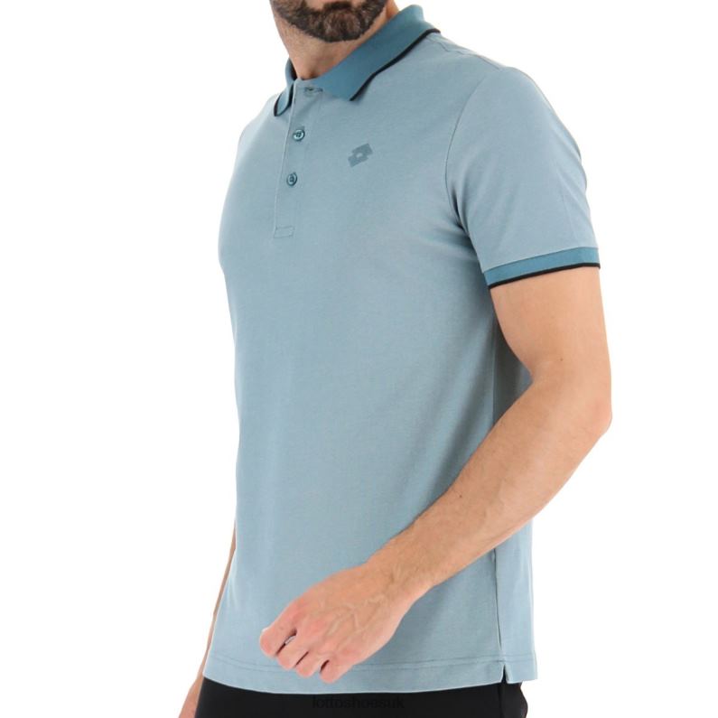 POLO FIRENZE Man 446TN565 Apparel BRITTANY BLUE Lotto