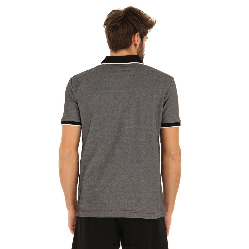 POLO FIRENZE PQ Man 446TN563 Apparel ALL BLACK Lotto