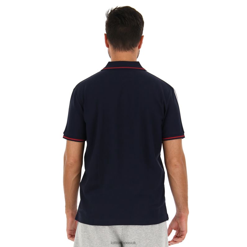 POLO LIPARI PQ Man 446TN573 Apparel NAVY BLUE Lotto