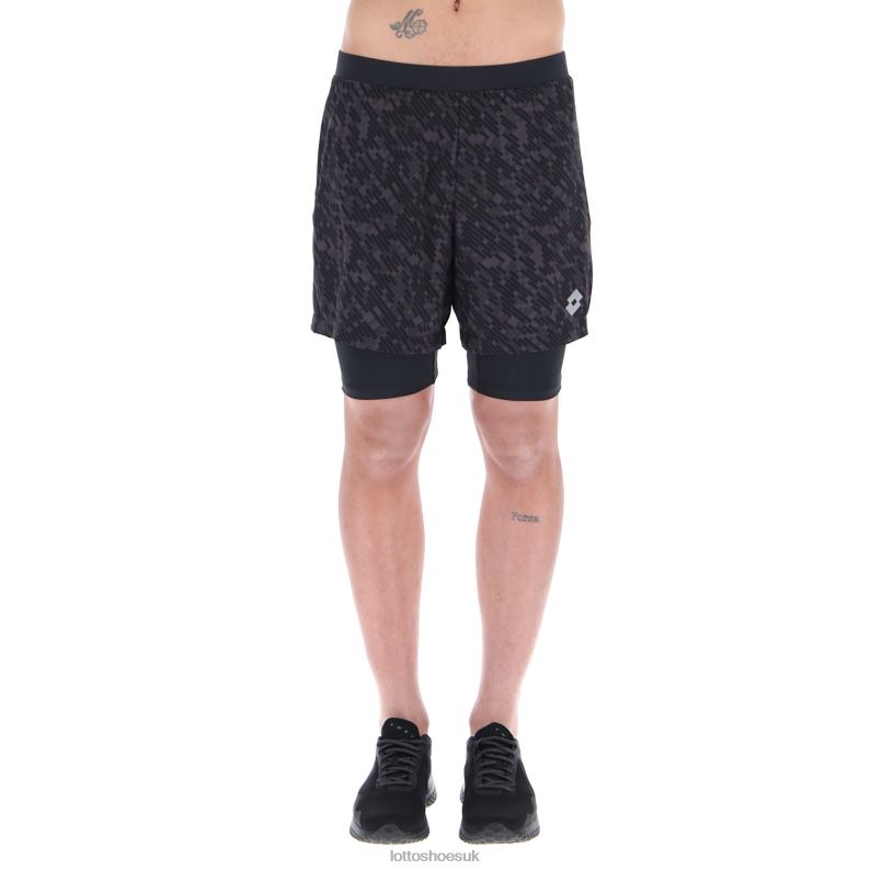 RUN&FIT SHORT PRT PL Man 446TN622 Apparel SPORTS Lotto