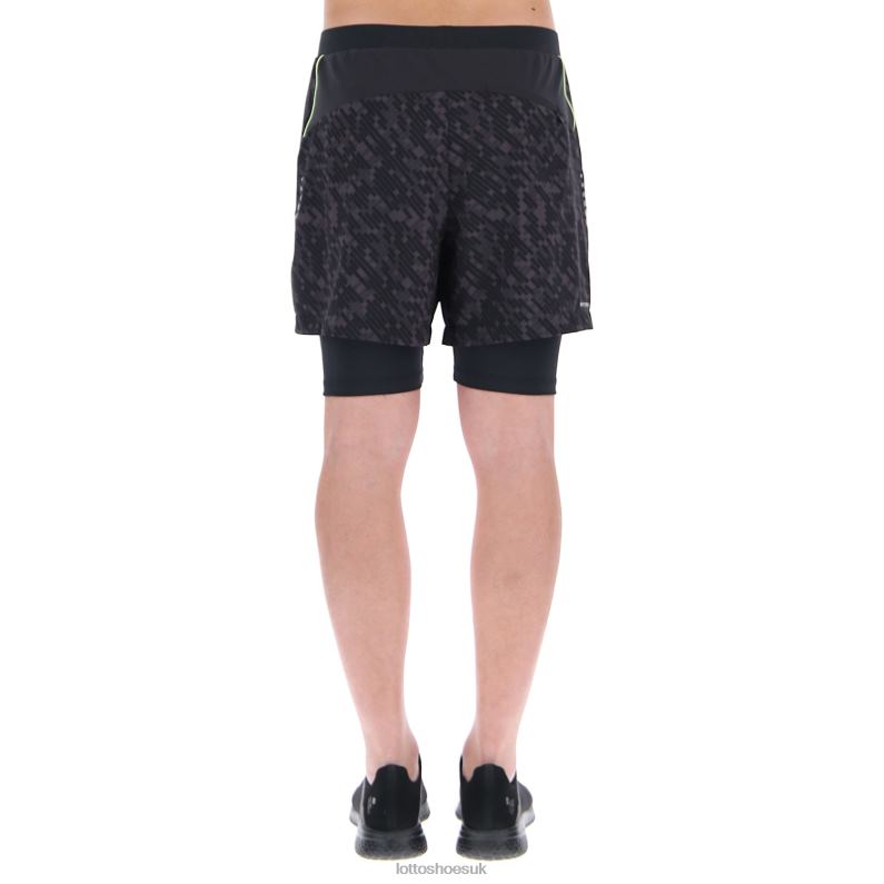 RUN&FIT SHORT PRT PL Man 446TN622 Apparel SPORTS Lotto