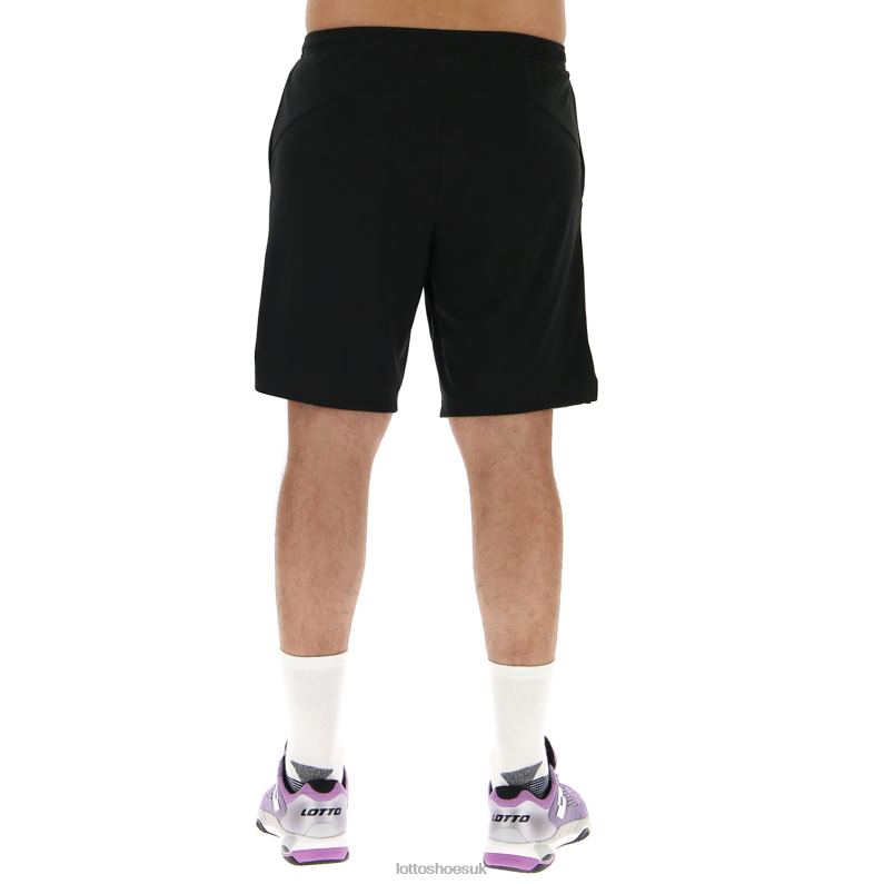 SQUADRA II SHORT9 PL Man 446TN627 Apparel ALL BLACK Lotto