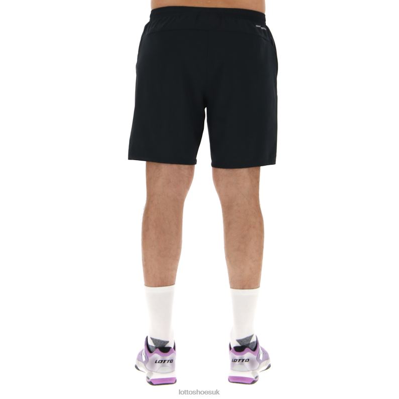 TOP TEN II SHORT7 PL Man 446TN616 Apparel ALL BLACK Lotto