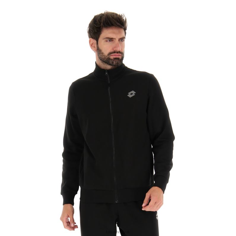 MSC SWEAT FZ Man 446TN280 Apparel ALL BLACK Lotto