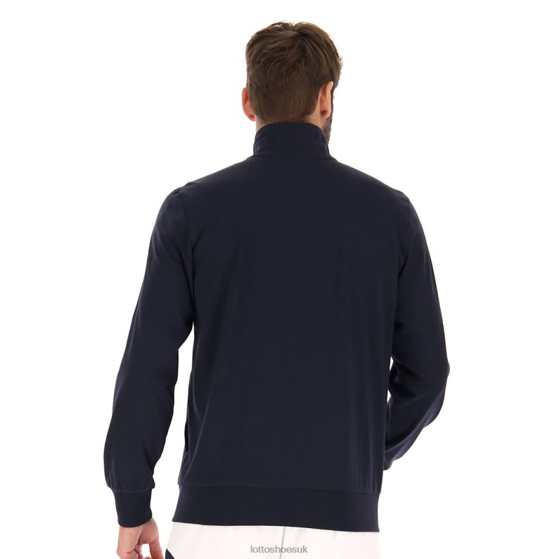 MSC SWEAT FZ Man 446TN297 Apparel NAVY BLUE Lotto