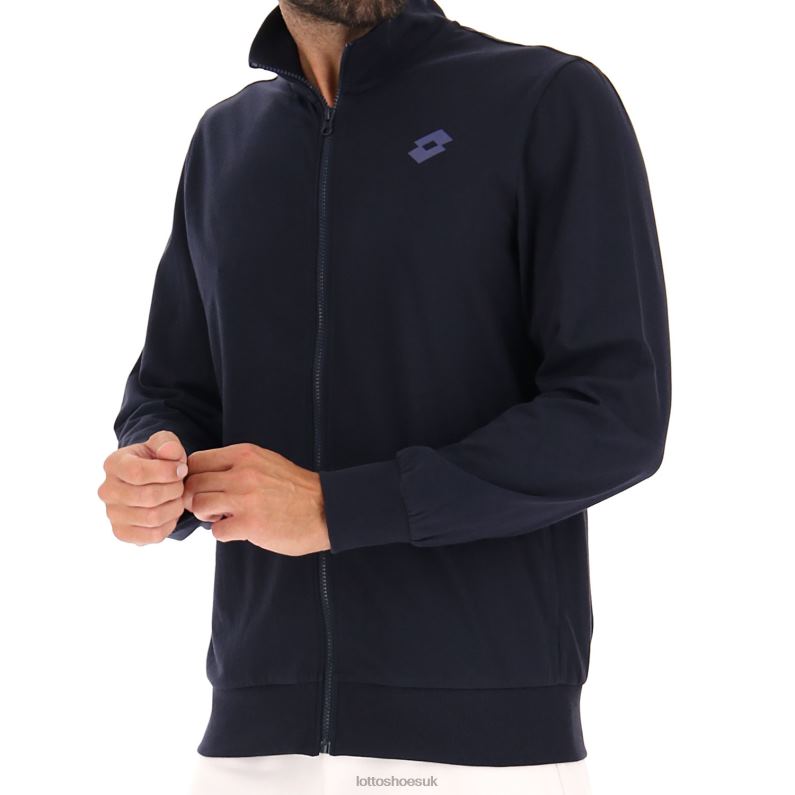 MSC SWEAT FZ Man 446TN297 Apparel NAVY BLUE Lotto