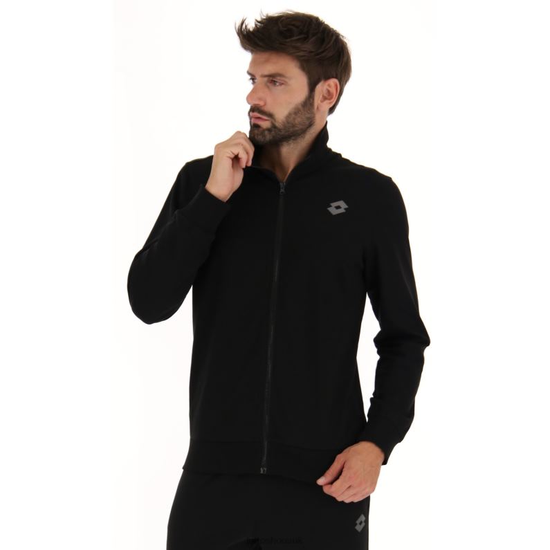 MSC SWEAT FZ Man 446TN299 Apparel ALL BLACK Lotto