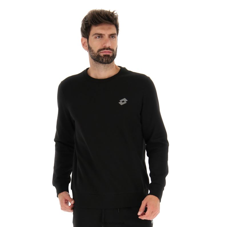 MSC SWEAT RN Man 446TN278 Apparel ALL BLACK Lotto