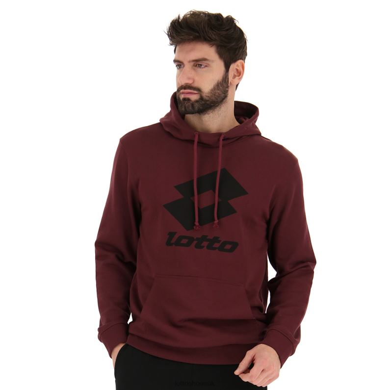 SMART II SWEAT HD FT Man 446TN294 Apparel VINEYARD DK RED Lotto