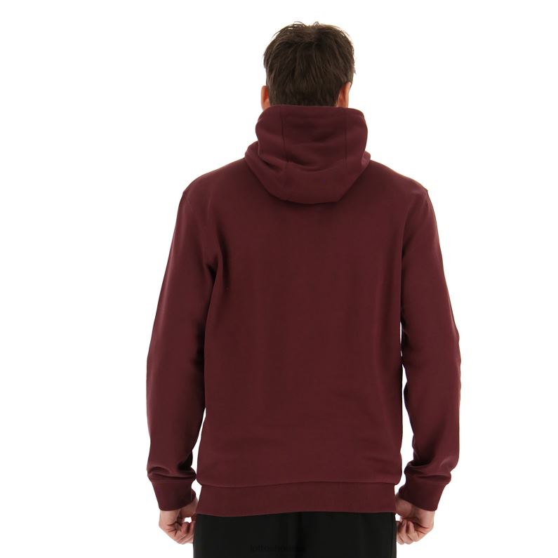 SMART II SWEAT HD FT Man 446TN294 Apparel VINEYARD DK RED Lotto