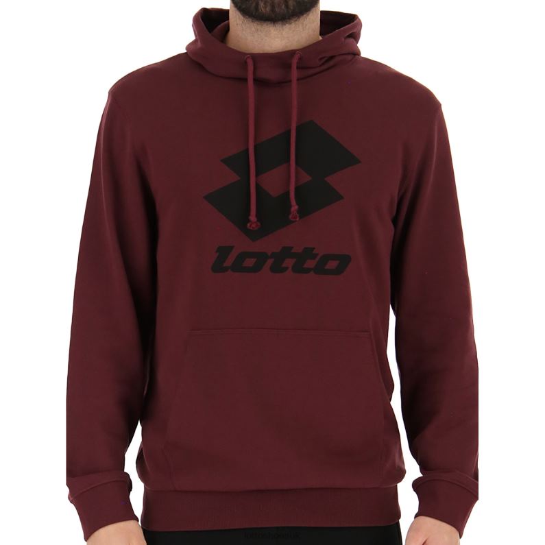 SMART II SWEAT HD FT Man 446TN294 Apparel VINEYARD DK RED Lotto