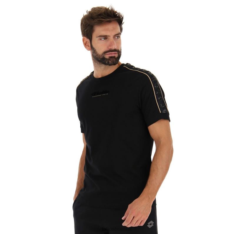 ATHLETICA CLASSIC IV TEE JS Man 446TN379 Apparel ALL BLACK Lotto