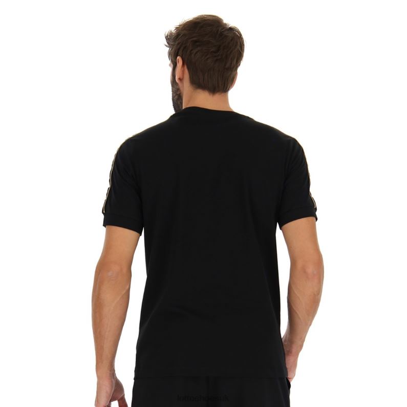 ATHLETICA CLASSIC IV TEE JS Man 446TN379 Apparel ALL BLACK Lotto