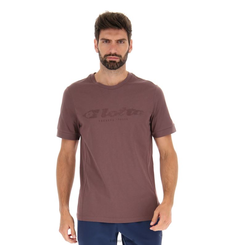 ATHLETICA DUE V TEE Man 446TN373 Apparel PEPPERCORN Lotto