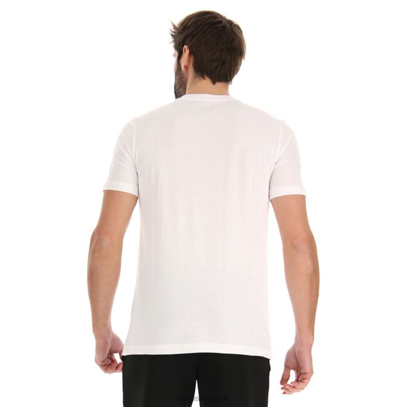 ATHLETICA LG III TEE JS Man 446TN384 Apparel BRIGHT WHITE Lotto