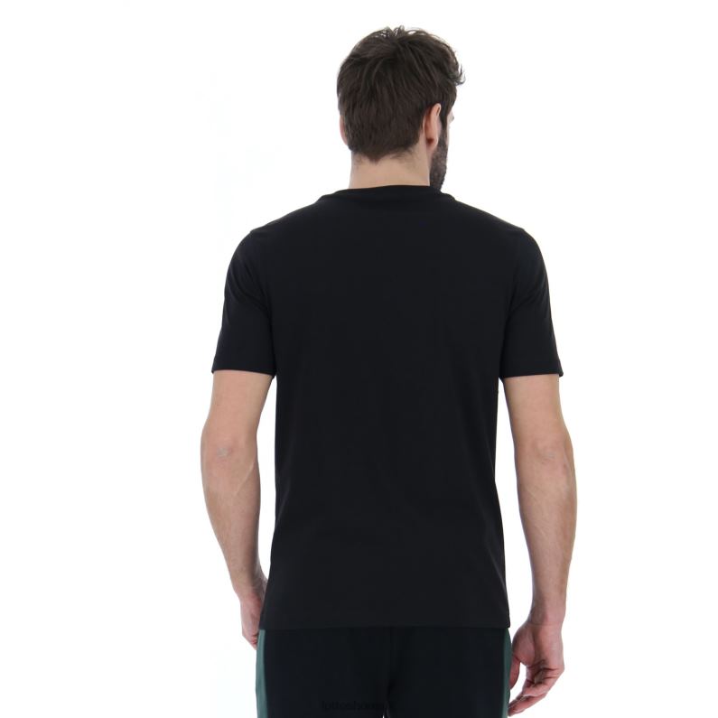 ATHLETICA LG III TEE JS Man 446TN385 Apparel ALL BLACK Lotto