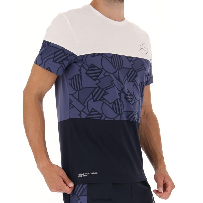 ATHLETICA PRIME TEE Man 446TN390 Apparel NAVY BLUE Lotto