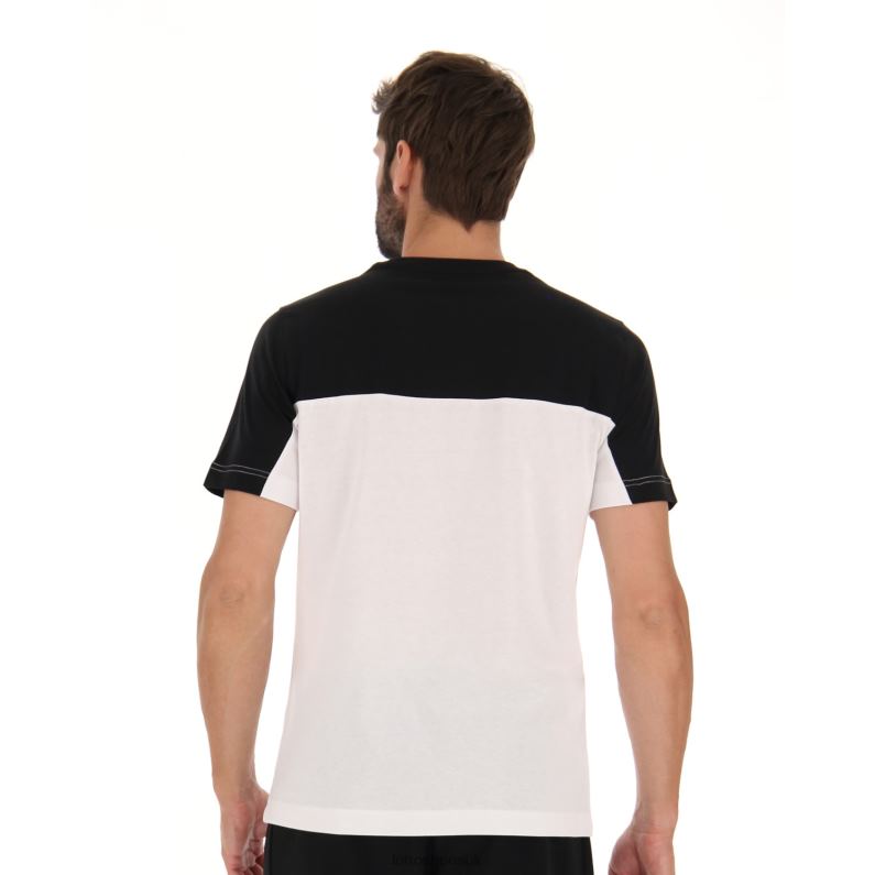 DINAMICO VI TEE BLOCK Man 446TN417 Apparel BRIGHT WHITE Lotto
