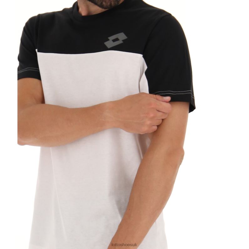 DINAMICO VI TEE BLOCK Man 446TN417 Apparel BRIGHT WHITE Lotto