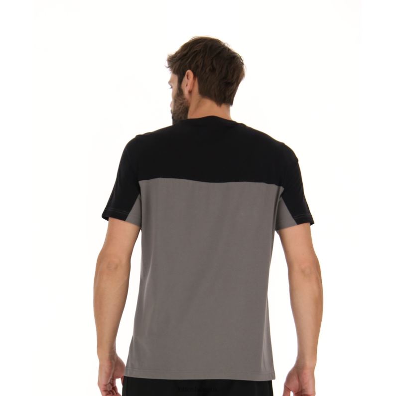 DINAMICO VI TEE BLOCK Man 446TN418 Apparel CHARCOAL Lotto