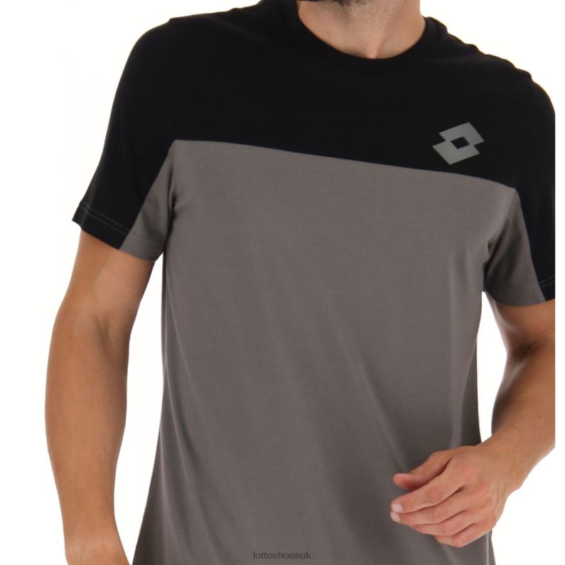 DINAMICO VI TEE BLOCK Man 446TN418 Apparel CHARCOAL Lotto