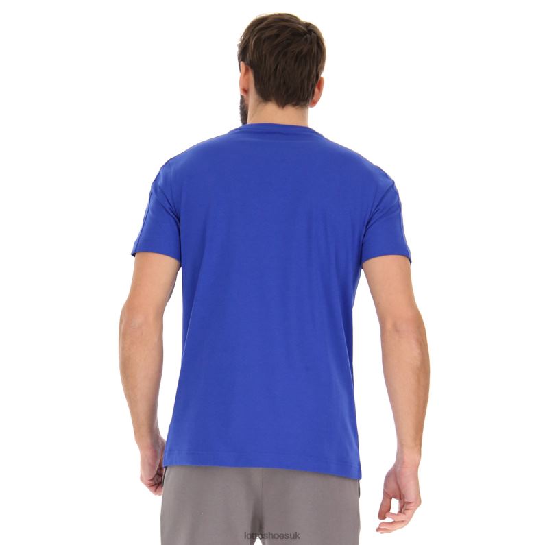 LOGO VIII TEE 1 Man 446TN414 Apparel PACIFIC BLUE Lotto