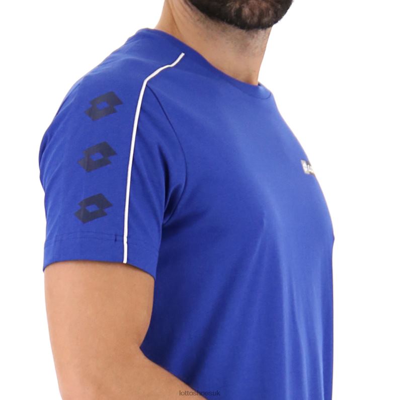 LOGO VIII TEE 1 Man 446TN414 Apparel PACIFIC BLUE Lotto