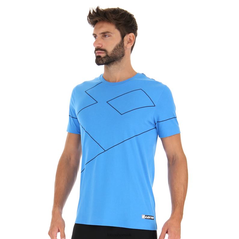 LOGO VII TEE 2 Man 446TN412 Apparel DIVA BLUE Lotto