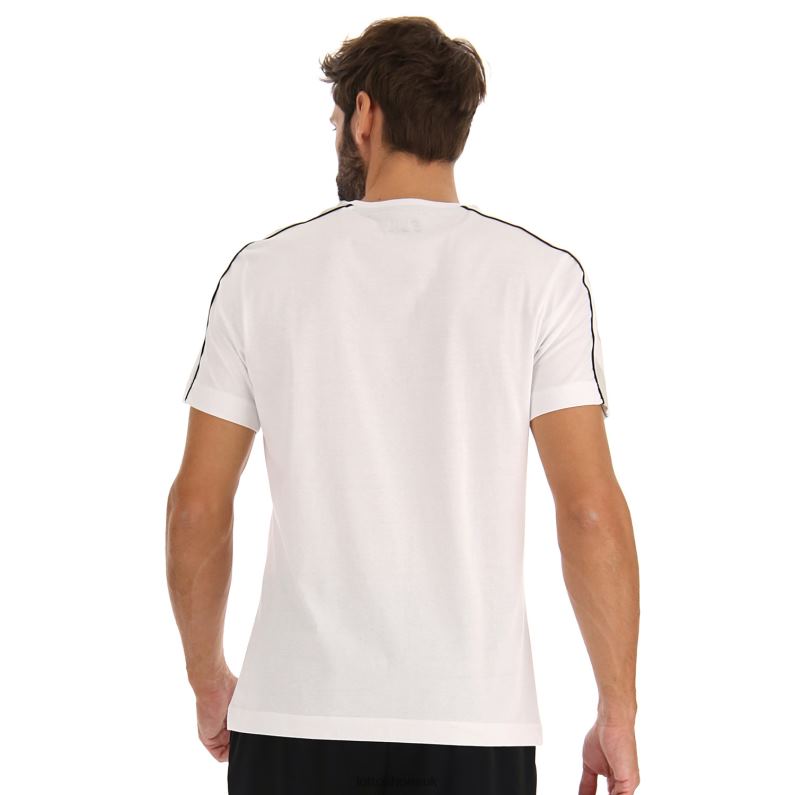 LOGO VI TEE JS Man 446TN463 Apparel BRIGHT WHITE Lotto