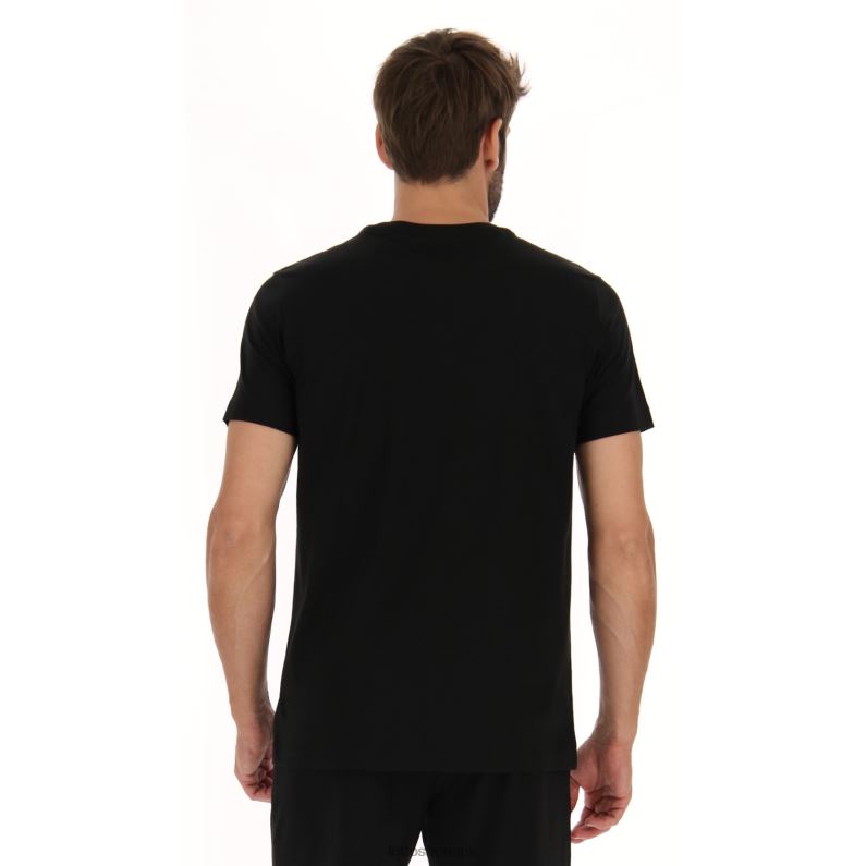 MSC TEE Man 446TN470 Apparel ALL BLACK Lotto