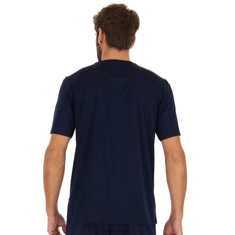 MSP TEE Man 446TN461 Apparel NAVY BLUE Lotto