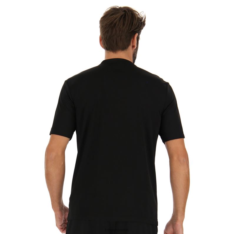 MSP TEE Man 446TN466 Apparel ALL BLACK Lotto