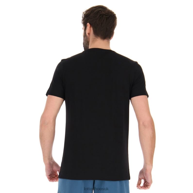 SMART III TEE Man 446TN403 Apparel ALL BLACK Lotto