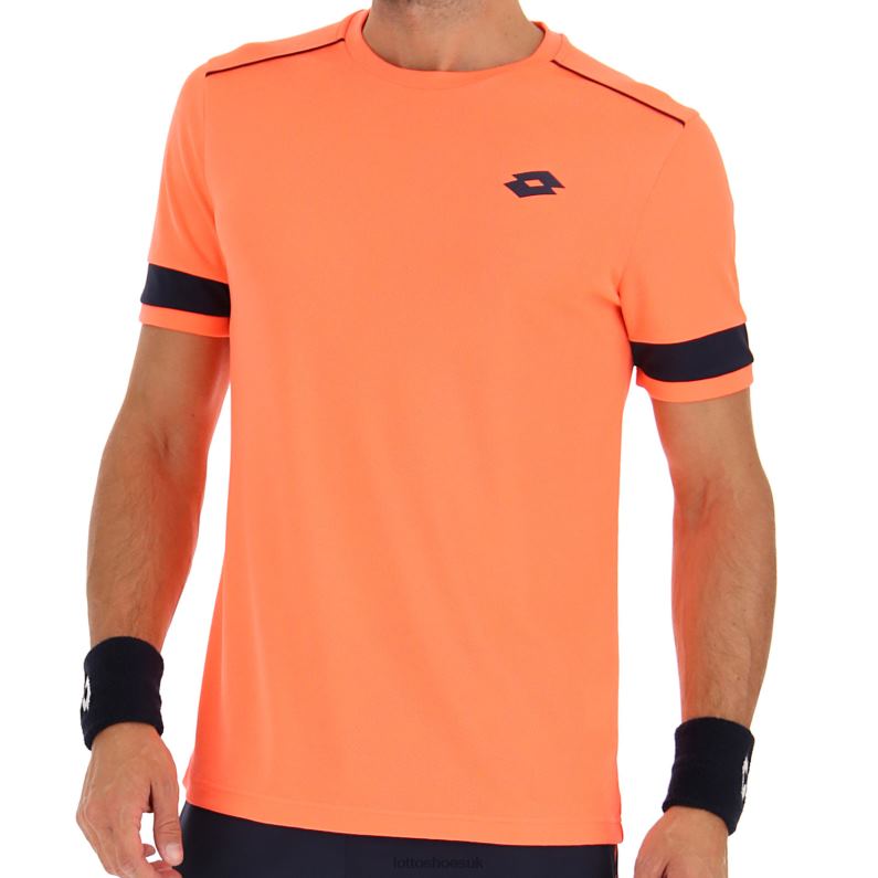 SUPERRAPIDA V TEE Man 446TN501 Apparel CORAL FLUO Lotto
