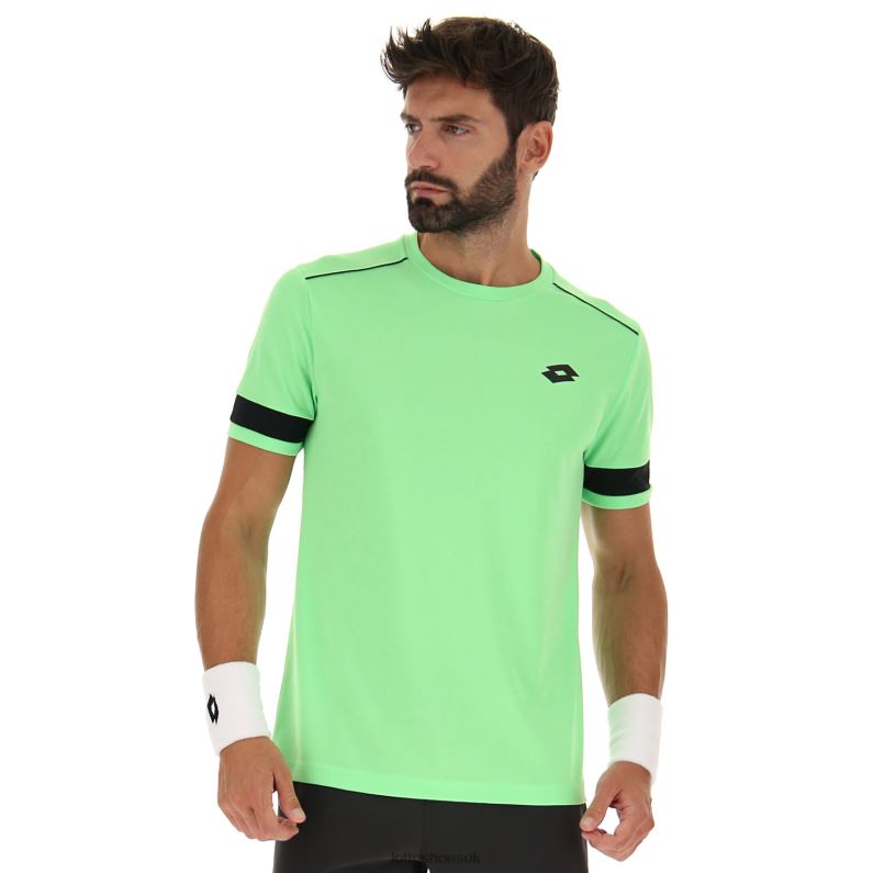 SUPERRAPIDA V TEE Man 446TN504 Apparel GREEN APPLE NEO Lotto