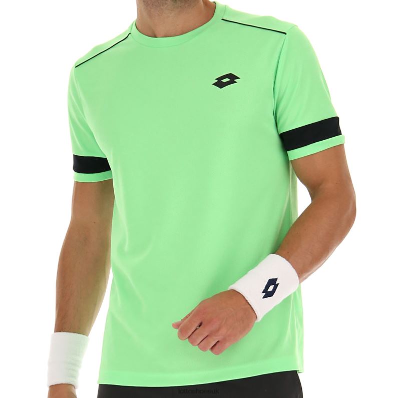 SUPERRAPIDA V TEE Man 446TN504 Apparel GREEN APPLE NEO Lotto