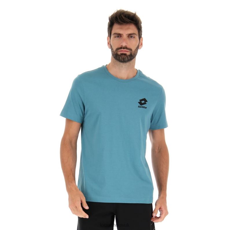 TEE BASIC Man 446TN435 Apparel BRITTANY BLUE Lotto