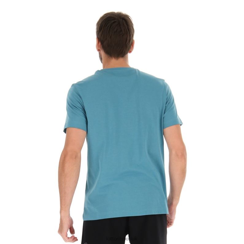 TEE BASIC Man 446TN435 Apparel BRITTANY BLUE Lotto