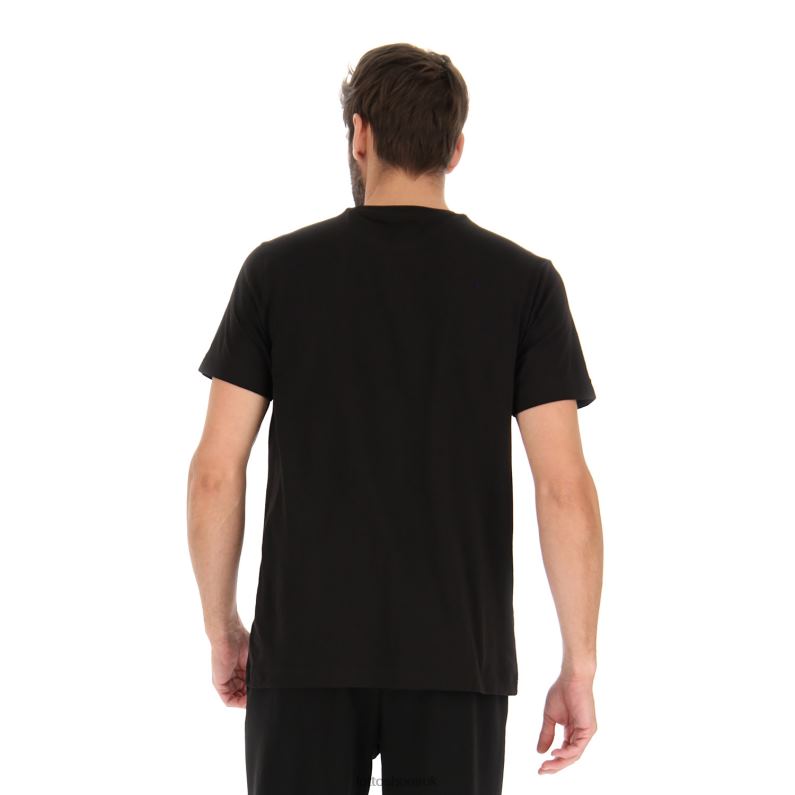 TEE BASIC Man 446TN455 Apparel ALL BLACK/EBONY Lotto