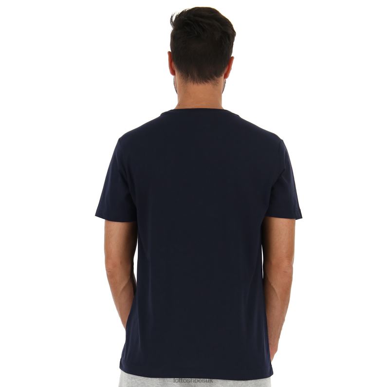 TEE BS JS Man 446TN425 Apparel NAVY BLUE Lotto