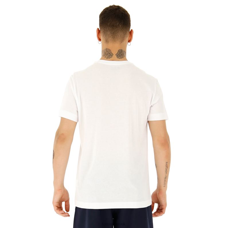 TEE LOGO Man 446TN429 Apparel BRIGHT WHITE Lotto