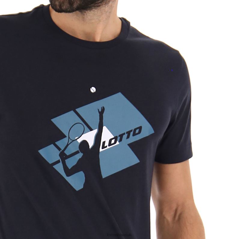 TEE LOSANGA VI Man 446TN444 Apparel NAVY BLUE Lotto