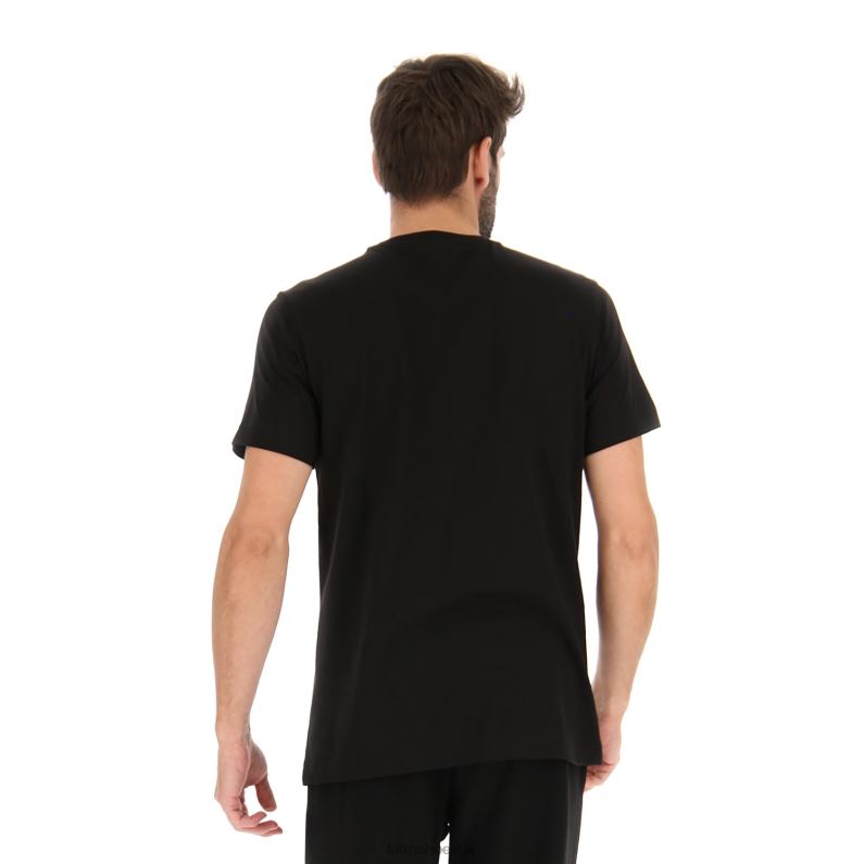 TEE LOSANGA VI Man 446TN445 Apparel ALL BLACK Lotto