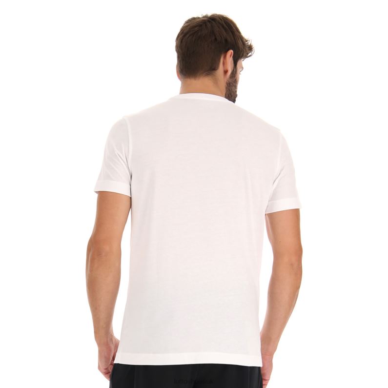 TEE LOSANGA V Man 446TN420 Apparel BRIGHT WHITE Lotto