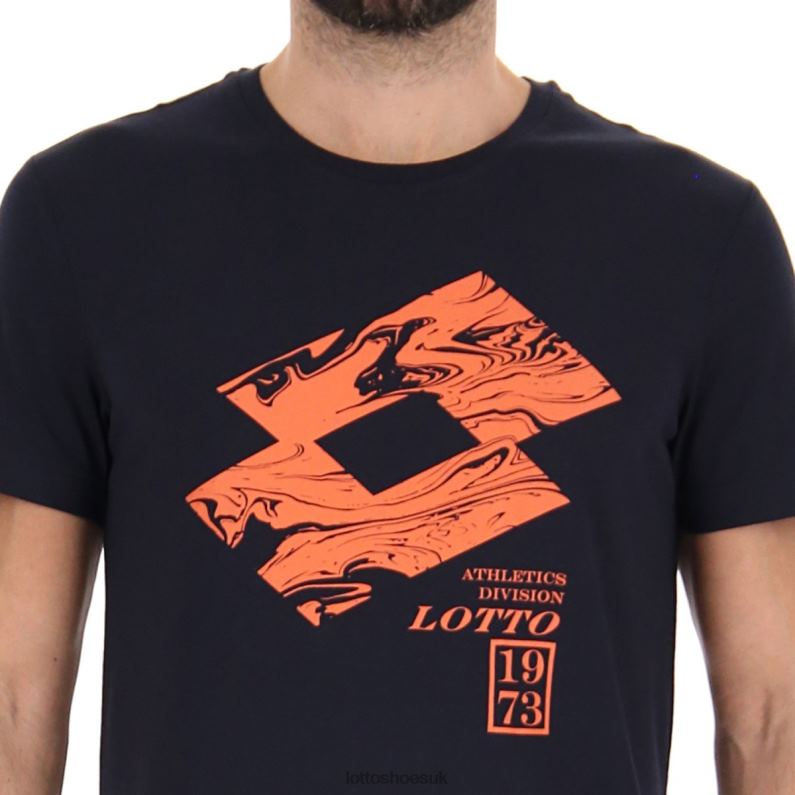 TEE LOSANGA V Man 446TN421 Apparel NAVY BLUE Lotto