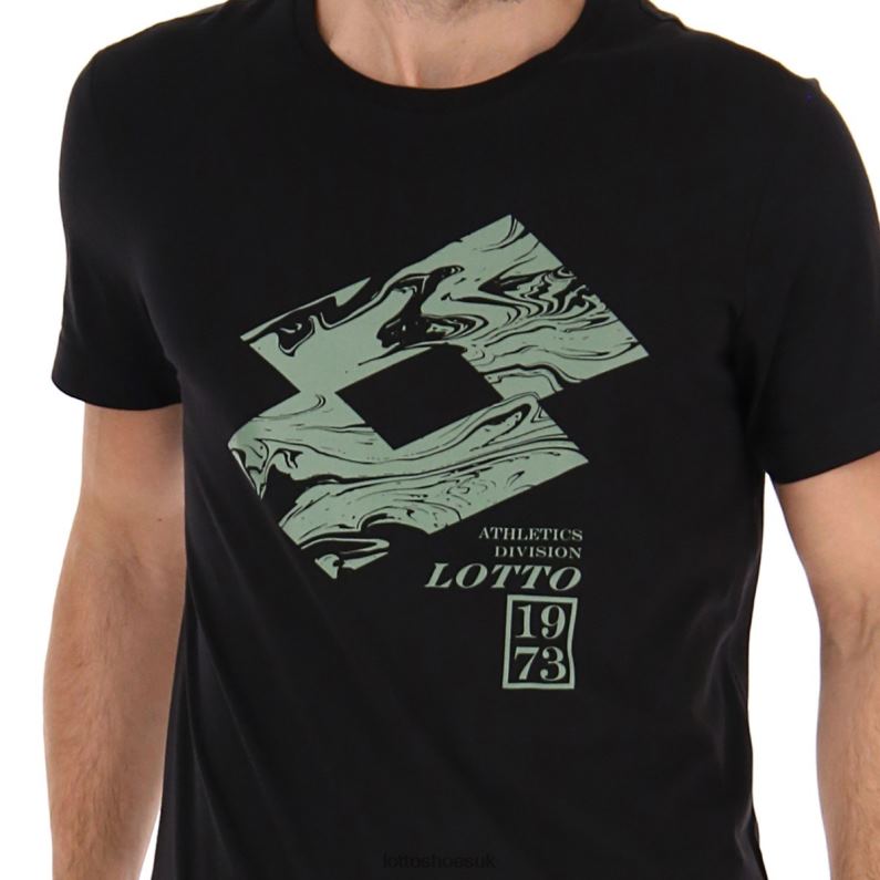 TEE LOSANGA V Man 446TN422 Apparel ALL BLACK Lotto