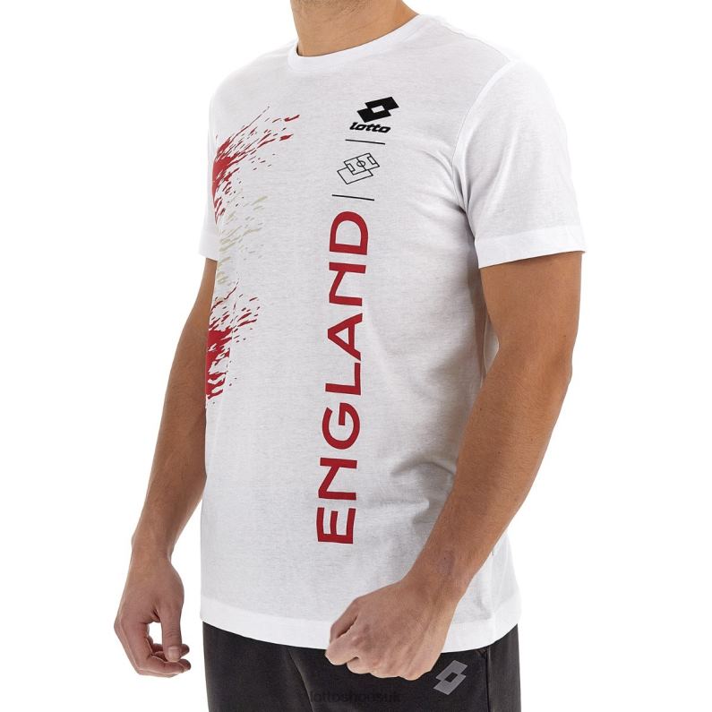TEE WC22 ENGLAND 1 Man 446TN454 Apparel BRIGHT WHITE Lotto